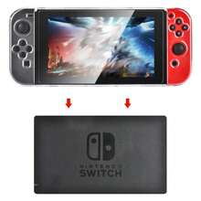 Ốp bảo vệ máy chơi game Switch trong suốt, siêu mỏng, có thể tách rời, bền chắc. - Xem 2