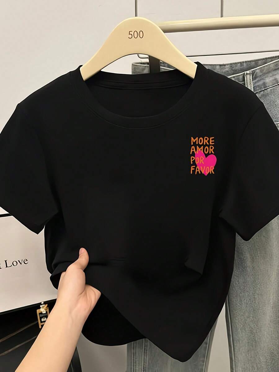 Women T-Shirts - Black - View 1