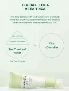 SKIN1004 Centella Tea-Trica BHA 泡沫潔面乳 125ml/4.22 Fl.Oz，濃密溫和泡沫，溫和去角質，清潔毛孔，控制過多油脂，舒緩肌膚，適用於油性肌膚，K-Beauty，韓國彩妝，OliveYoung，禮品 - 125ml/4.22fl.oz - 查看 4