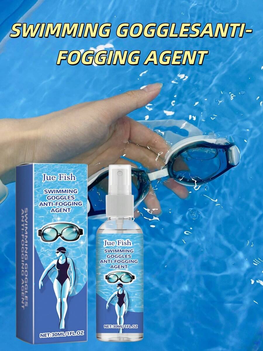 Jue-Fish Anti-Fog Spray, Eyeglasses Fog Remover, Lens Cleaner For Goggles, Fashion Glasses, Swimming Masks