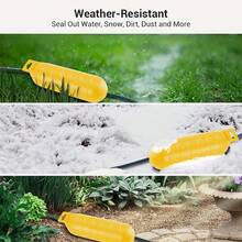 Cubierta impermeable para enchufe de cable de extensión para uso en exteriores, adecuada para uso en interiores y exteriores, excelente para luces navideñas, decoraciones inflables, herramientas eléctricas y ventiladores, con sellado impermeable y diseño de protección para todo tipo de clima - Multicolor - Ver 5