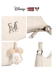 Túi hình lưỡi liềm chuột Mickey của Disney, túi đeo vai chéo đa năng tối giản thời trang dành cho nữ, thích hợp cho công sở. - Nhiều màu - Xem 11