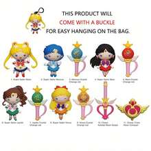1pc Toei Animation Official Licensed PVC Blind Box 3D Character Pendant Blind Bag Anime Merchandise Keychain Anime Collector Backpack Decoration Super Friend Gift - Multicolor - View 4