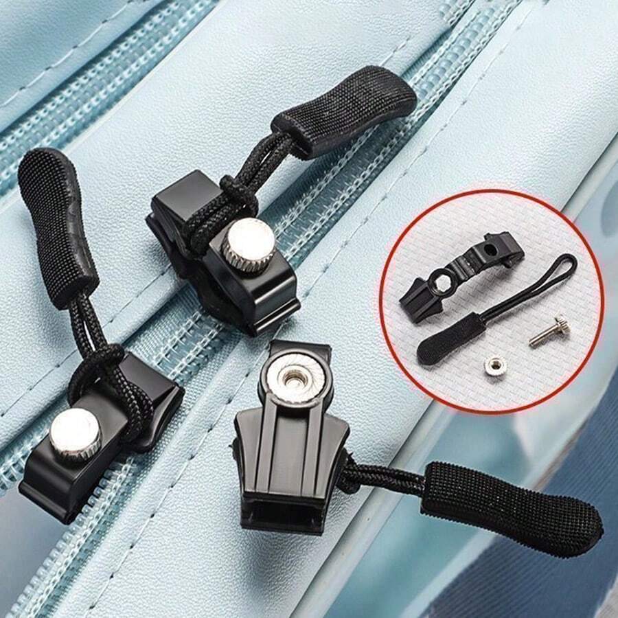 Universal Zipper Repair Tool Kit, 30pcs Zipper Head Replacement Parts, No-Sew Zipper Slider Repair Tool Suitable For Jackets, Backpacks, Suitcases, Tents, Boots, 3 Sizes For Resin, Metal And Nylon Zippers