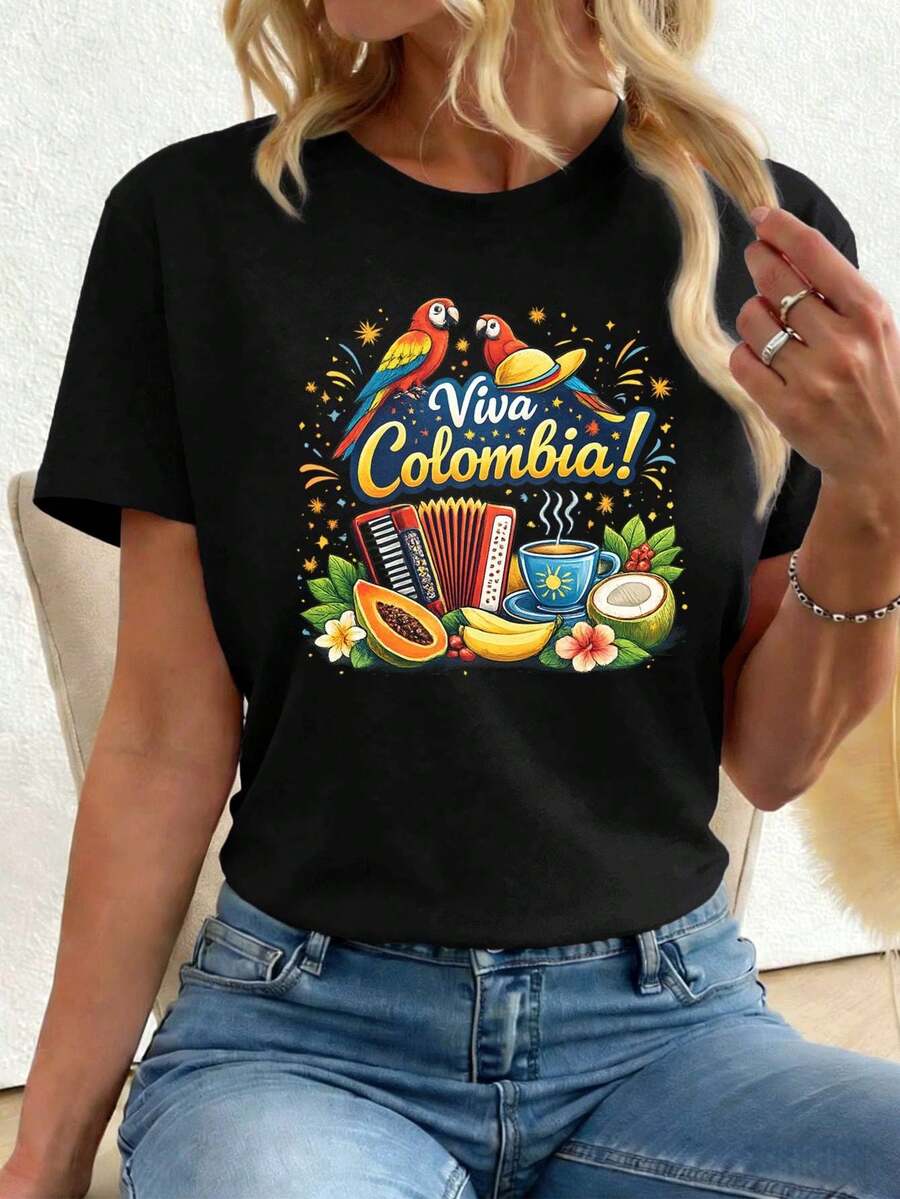 Women T-Shirts - Black - View 1