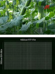1pc Plant Climbing Net, Climbing Plant Support Net, Made Of Durable Polyester Material, Suitable For Gardening, Applicable To Cucumber, Tomato, Fruit, Vegetable, Grape, Beans And Other Vine Plants, Helps Plants Grow Healthily. - Multicolor - View 9