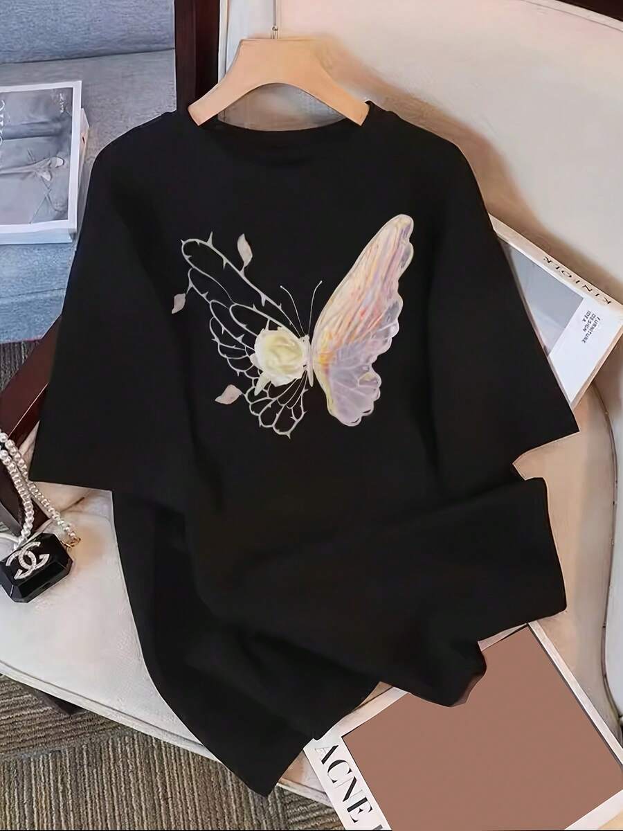 Women T-Shirts - Black - View 1