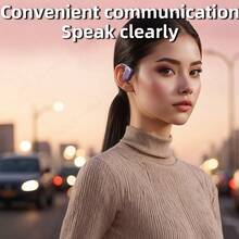 2026 New Style True Wireless On-Ear Earpods Music None-In-Ear Headset Gaming Couples Bluetooth 6.0 Earbuds Video TWS HIFI HD Calling Earphones For Android For Iphone Cellphone Sports Earpieces Smart Headphones For Gift - View 5