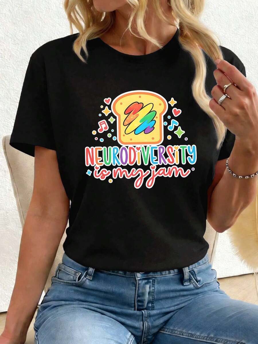 Women T-Shirts - Black - View 1