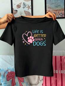 Women T-Shirts - Black - View 1