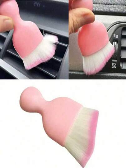 This Car Cleaning Brush Is Suitable For Cleaning Car Interior Details, Car Cleaning And Maintenance, Air Conditioning Outlet Dust Removal, Etc. It Is A Soft Car Cleaning Brush That Can Be Used To Clean The Car Body Panels, Vents, Leather And Other Parts.-DCFVPP