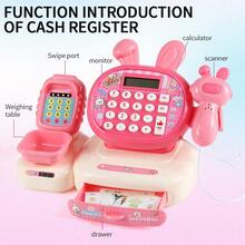 Cash Register Toy For Girls Boys, Pretend Play For Kids Age 3-5, Learning Cash Register Toy With Scanner, Play Money & Pretend Credit Card, Pretend Play Shopping Store Playset, Educational Preschool Activities - Multicolor - View 9