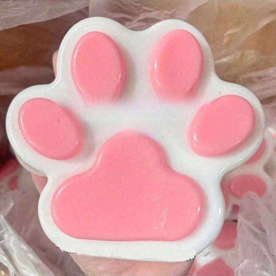 水泥纹理猫爪挤压减压玩具，慢回弹橙葡萄潮流减压玩具，捏捏乐制作器，立方体捏捏乐，Taba粘性捏捏乐 - 彩色 - 查看 1