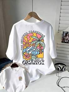 Conjunto De Verano Para Hombre 2026, Camiseta Informal Estampada Para Hombre - 樣式1 - 查看 2