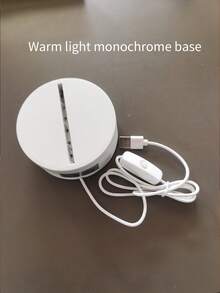 1pc Football 3D Illusion Lamp Night Light With Remote Control, 16 Colors Touch Sensor Remote Control Bedside Lamp, Football/Headphone Decor Lamp - Multicolor - View 12