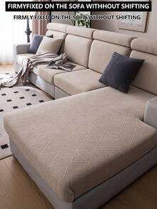 1 tấm bọc ghế sofa co giãn, chống trượt, phủ toàn bộ bề mặt, dùng được cả bốn mùa, chất liệu vải dày dặn, có thể giặt máy, chống bụi, thân thiện với thú cưng, có thể điều chỉnh kích thước phù hợp cho phòng ngủ, văn phòng, phòng khách, ghế sofa hình chữ L và ghế sofa 1/2/3/4 chỗ ngồi. - Màu Khaki - Xem 7