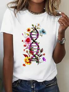 Women T-Shirts - White - View 6