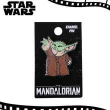 StarWars 1枚星球大战官方授权锌合金珐琅徽章，可收藏，尤达宝宝夹克翻领别针，动漫背包别针，新奇饰品，防锈金属胸针，礼品 - 彩色 - 查看 1
