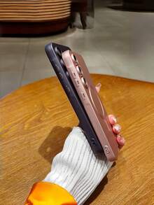 新款玫瑰金手机壳，适用于三星 Galaxy S25/24/23/22/21 Ultra，防摔磁性金属漆 TPU 软壳 - 玫瑰金 - 查看 4