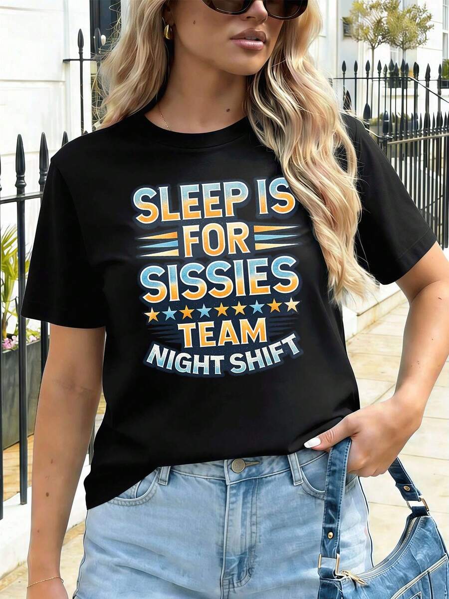 Women T-Shirts - Black - View 1