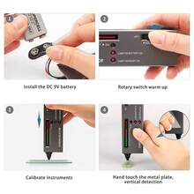 2-Piece High-Precision Jewelry Tester, Portable Electronic Jewelry Testing Tool. Professional Jewelry Tester Without Battery, Portable Precision Tool Kit For Gemstone And Moissanite Testing, Ideal For Beginners And Experts. - A - View 7