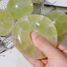 1-Piece Green Grape Handmade Squishy Ball – Stress Relief Toy, Clarity &, Sensory Squeeze Fidget, Prize & Birthday Goody Bag Filler, Fun Toy Ball To Share With Friends - Lime Green - View 2