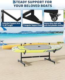Freestanding Kayak Storage Rack Kayak Rack Garage Outdoor Storage - 1 - View 5