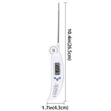 1件可折疊食物與水溫計（不含電池），適用於測量水溫與油溫，後院派對烤肉溫度控制，園藝用品，廚房用品 - 折疊式溫度計 - 查看 3