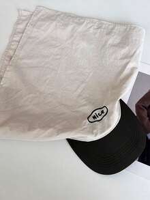 Street 1pc Unisex Quick-Dry Colorblock Cap With Letter Embroidery And Neck Protection, Outdoor Sports Sun Hat For Hiking, Cycling, Casual Wear, Beach Vacation - Style 2 - View 7