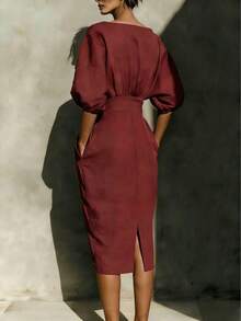 Women Long Dresses - 波爾多 - 查看 2
