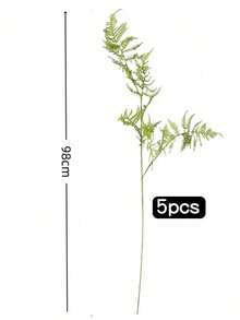 1/2/3 件装人造绿色植物枝条，仿真蕨叶，适用于 DIY 花墙、场景装饰、客厅卧室花瓶插花、婚礼派对家居装饰、桌面装饰。秋冬季落叶，家居装饰、桌面装饰、乡村风格装饰，抗紫外线人造花，适用于悬挂式花园、门廊、窗台、户外装饰。 - 綠色 - 查看 14