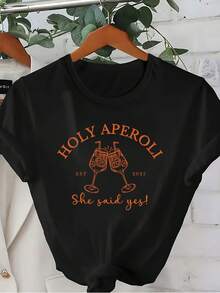 Women T-Shirts - Black - View 1