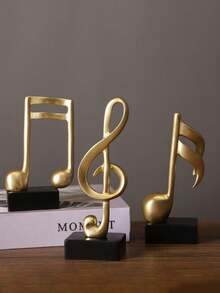 Juego de decoración con notas musicales creativas, kit de decoración musical de alta gama, decoración del hogar elegante y exquisita, regalo elegante para la habitación del piano, regalo para amantes de la música, regalo de cumpleaños con elementos musicales - Múltiples estilos - Ver 6