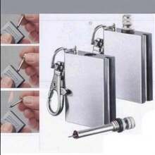 Reusable Eternal Match Lighter, Waterproof Permanent Flint Igniter, Portable Outdoor Survival Ignition Tool, Refillable Fuel Design For Reliable Use, Sturdy And Durable, Perfect For Camping Hiking Backpacking, Ideal Father's Day Gift, Essential Emergency Igniter For Outdoor Enthusiasts - Round 10,000-times-use Match - View 4