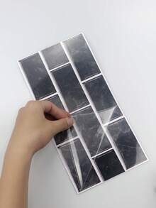 高級磚紋 PVC 自黏可移除防水壁紙貼紙,廚房浴室洗手台翻新貼紙,撕貼式牆面板壁紙,居家裝飾、房間佈置、返校用品、牆面裝飾 - A - 查看 9