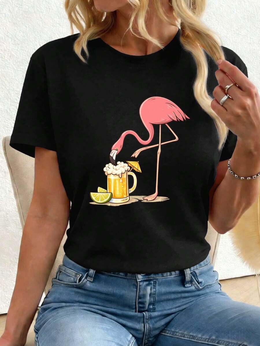Women T-Shirts - Black - View 1