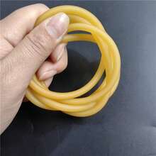 Easytoday Selang Karet Alami 0,3/0,5/1/2/3/4/5m, Elastisitas Tinggi, Diameter Dalam 2mm, Diameter Luar 5mm, Aksesoris yang Cocok untuk Berburu dan Menembak - Jahe - View 6