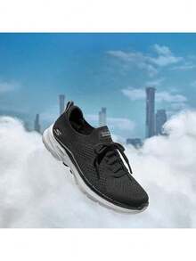 Skechers Giày thường ngày chống mài mòn thoáng khí một bước kiểu mới của mùa này dành cho nữ - màu đen - Xem 8