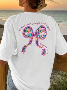 Women T-Shirts - [White] - View 3