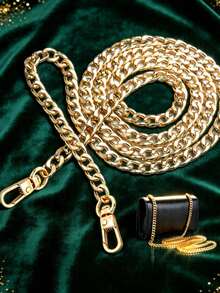 1/3PCS Chunky Purse Chain Handles - Short Strap Replacement For Handbag Set Of 1, 15.7-47Inches Long - Multicolor - View 10