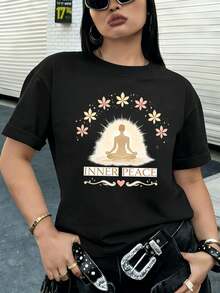 Women T-Shirts - Black - View 2