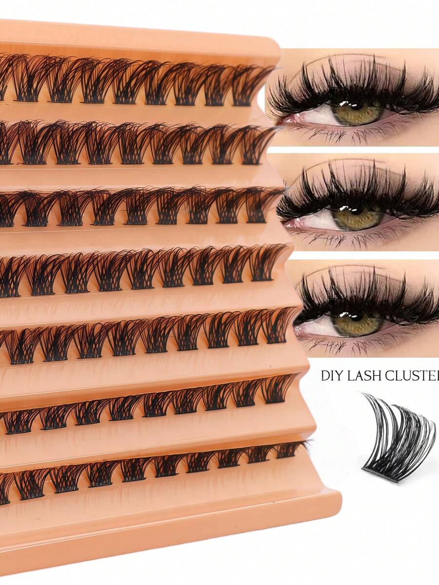 7 Cặp mi giả dày dặn, phổ biến ở Châu Âu và Mỹ, tự làm mi nối, mi cong mềm mại. - Xem 1
