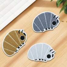 Parche decorativo bordado de la mascota Rollassel para planchar - Versión para planchar - Ver 1