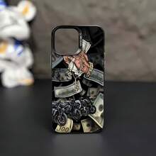 Money Bikes Gold Chains phone cases is compatible with Samsung, Apple, VIVO, OPPO, , Transsion, ,  and Honor. Made of TPU silicone, it offers shock and drop protection. - Negro - Ver 2