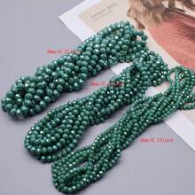 1 String Fashion DIY Beads, Suitable For Women Jewelry Making, Necklace Earring Handcraft Beads - G6 Black With Half Gold Plated - View 20