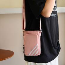 Nueva bolsa deportiva cruzada estilo japonés para botella de agua para mujer, bolsa ligera y sencilla para teléfono, bolso de hombro personalizado de moda para uso diario Kamel Reina Mexican - naranja - Ver 5