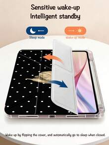 Ayotu 这款波点白天鹅图案平板电脑保护套兼容 iPad Air 8 (M4) 2026 (11/13 英寸)、Air 11 英寸 M3 2025 / M2 2024、Air 第五代 2022、(A16) 11 英寸第十一代 2025,也兼容三星 Galaxy Tab 和 Kindle Paperwhite 第十二代 2024。透明背壳,时尚图案保护套,具备自动休眠和唤醒功能,气囊保护,适合作为礼物和办公用品。 - 彩色 - 查看 6
