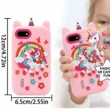 JCXCMEX 2026 Nouveau smartphone de simulation pour enfants, design à double caméra, effets sonores intelligents et écran tactile, conçu pour l'éducation précoce. Il peut enseigner l'anglais et les chiffres aux enfants, un jouet interactif portable avec de la musique et des histoires intégrées, durable et antichoc, cadeau idéal pour la Fête des enfants et les anniversaires - Multicolore - Voir 3