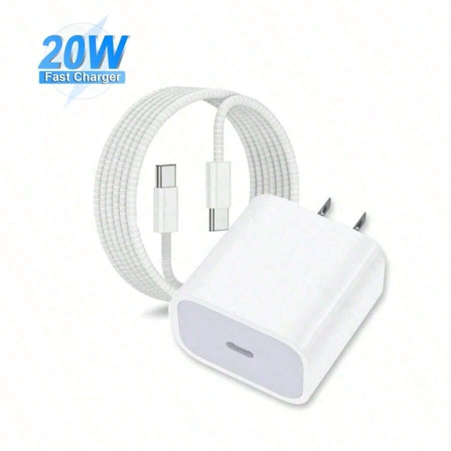 45W 超级快充 Type-C USB-C 墙充，兼容三星 Galaxy S22 Ultra/S22+/S22、Note 10+/Note 20/S20/S21、Z Fold 4/Z Flip 4、Galaxy Tab S7/S7+/S8/S8+/S8 Ultra、Galaxy S25 Ultra、Galaxy S25、Galaxy S25+ 等手机，兼容 16/16 Pro/16 Pro Max/16 Plus/15/15 Pro/15 Plus/15 Pro Max，包含 3.3/6.6 英尺快充线 - 美規A型插(110-127V) - 查看 1