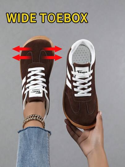 Zapatos de punta ancha para mujer, zapatillas planas de estilo retro para pies anchos, zapatos blancos, diseño de bloques de color, zapatillas retro clásicas de color negro y blanco de mujer con diseño clásico de rayas, ligeras, suela de goma gruesa, zapatos cómodos para mujer, zapatos casuales de cordones y punta redonda, parte superior de cuero sintético, zapatos para estudiantes, adecuados para combinar con vaqueros, vestidos, uso diario, zapatillas de running, zapatillas, zapatos de mujer, zapatillas de mujer, zapatillas blancas